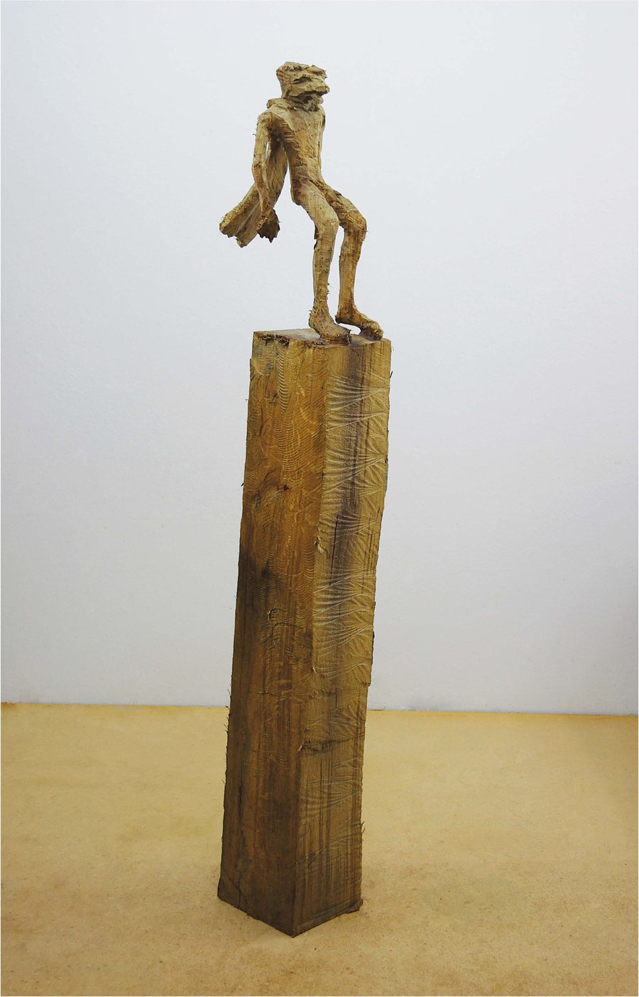 Carlos — Holzskulptur von Stefan Seitz, 2014, Eiche, farbig gefasst