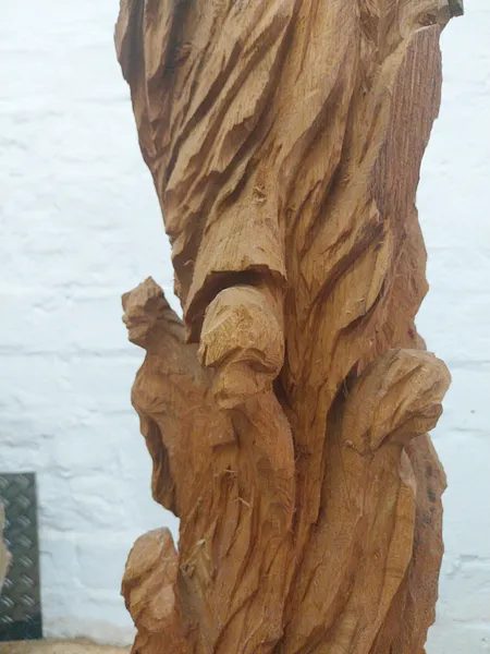 Drifting up — Ansicht 13, Holzskulptur von Stefan Seitz