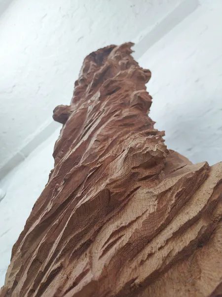 Drifting up — Ansicht 19, Holzskulptur von Stefan Seitz
