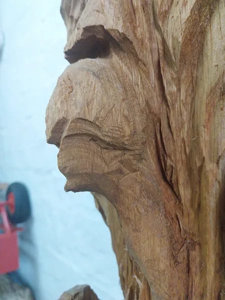 Drifting up — Ansicht 22, Holzskulptur von Stefan Seitz