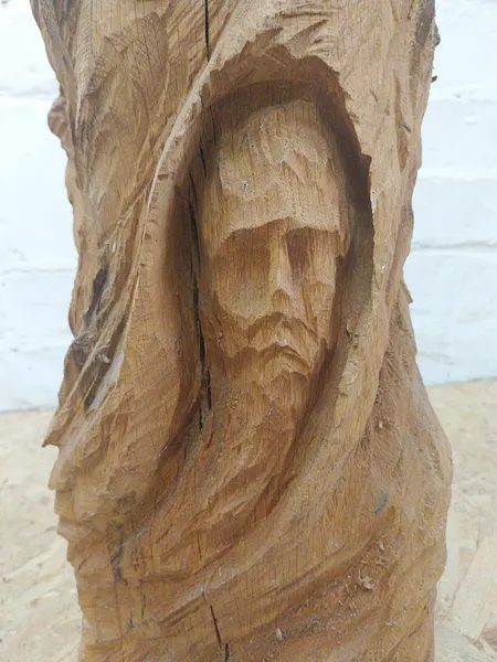 Drifting up — Ansicht 24, Holzskulptur von Stefan Seitz