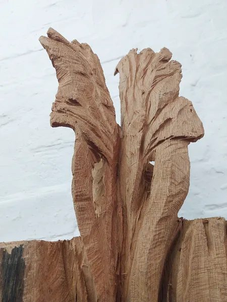Like to fly — Ansicht 22, Holzskulptur von Stefan Seitz