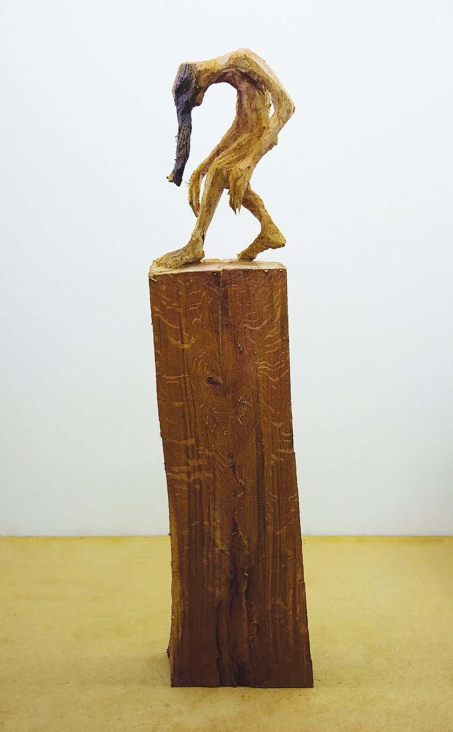 Mr. M — Holzskulptur von Stefan Seitz, 2014, Eiche, farbig gefasst