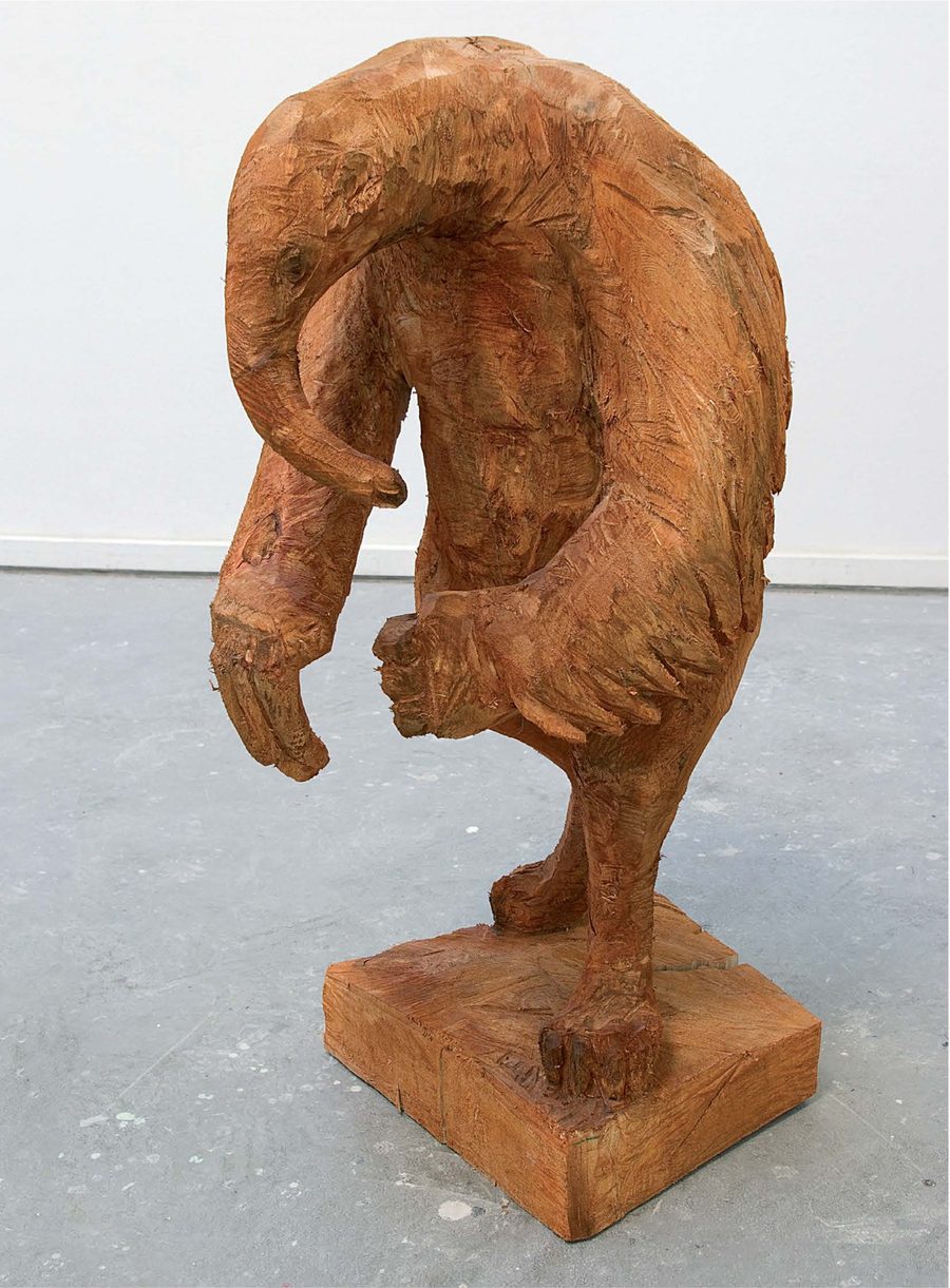 Holzskulptur von Stefan Seitz, Holz