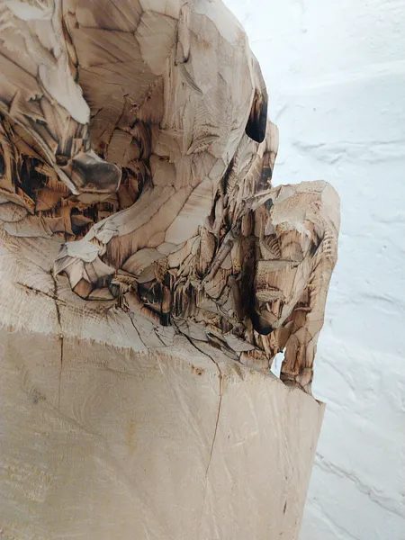 Strömungen — Ansicht 14, Holzskulptur von Stefan Seitz