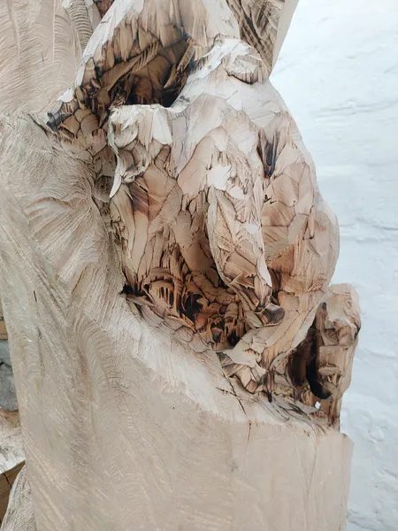 Strömungen — Ansicht 16, Holzskulptur von Stefan Seitz