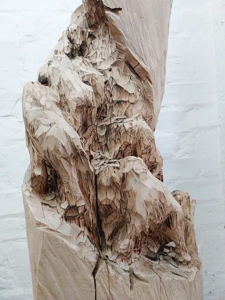 Strömungen — Ansicht 8, Holzskulptur von Stefan Seitz