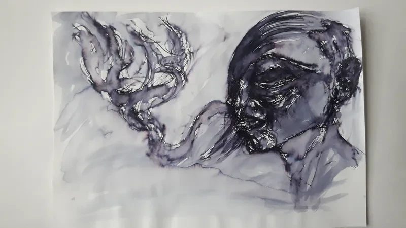 Tuschzeichnung, Stefan Seitz