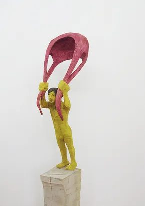 Windplay — Ansicht 5, Holzskulptur von Stefan Seitz