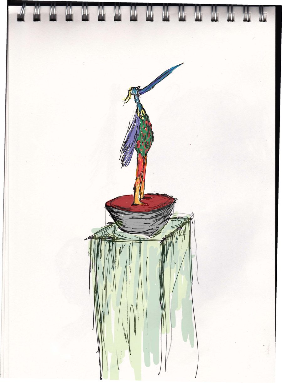 Zeichnung, Skizzenbuch, Stefan Seitz